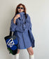 Side Line V-neck Dress